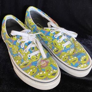 Disney Pixar Vans Toy Story Martians Alien Era GLOW IN THE DARK Rare M 5.5 W 7